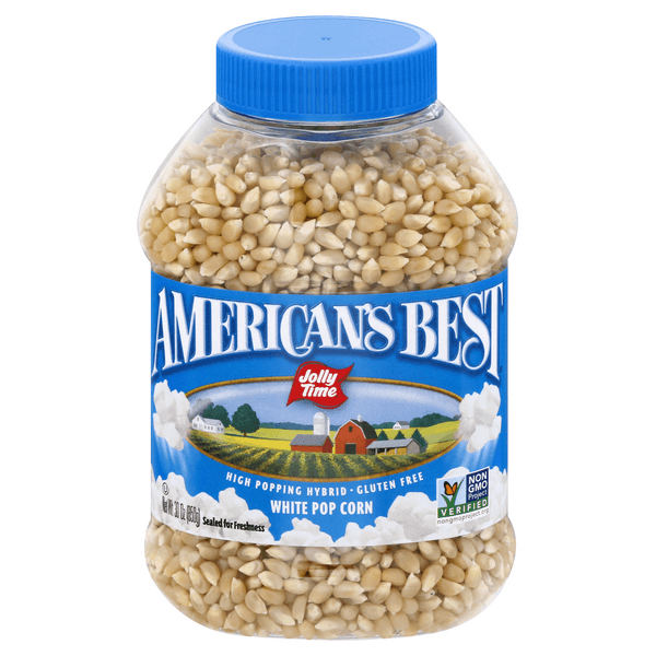 Jolly Time American'S Best Popcorn Kernels High Popping Hybrid White
