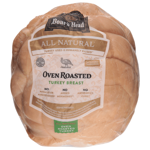 Boar'S Head Simplicity Deli Turkey Breast Roasted Natural (Thin Sliced