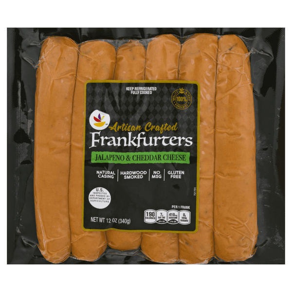 Our Brand Artisan Crafted Jalapeno & Cheddar Cheese Frankfurters