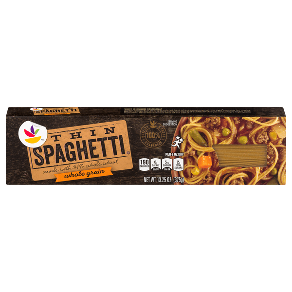 Stop & Shop Whole Grain Spaghetti Pasta Thin