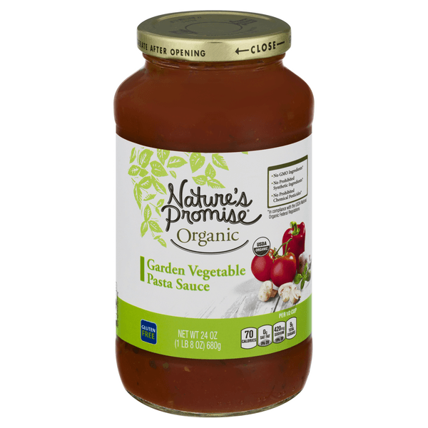 Nature'S Promise Organic Pasta Sauce Garden Vegetable