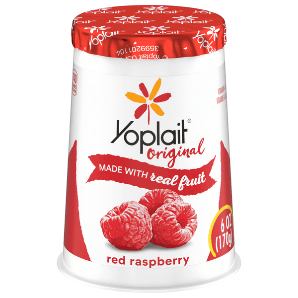 Yoplait Original Yogurt, Red Raspberry, Low Fat Yogurt