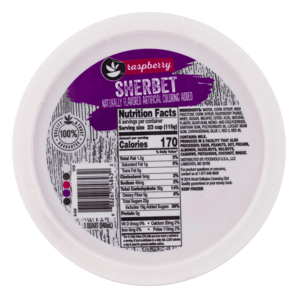Stop & Shop Sherbet Raspberry