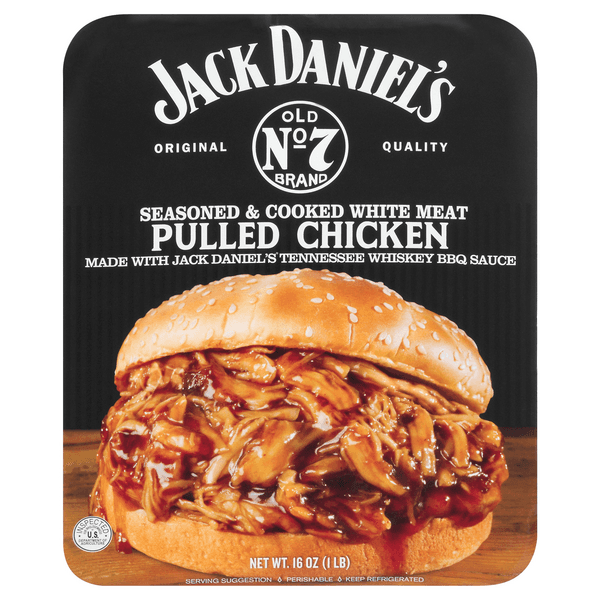 Jack Daniels Pulled Chicken Seasoned & Cooked White Meat