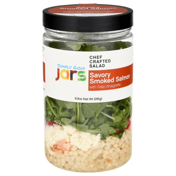 Simply Good Jars Savory Smoked Salmon Artisanal Salad