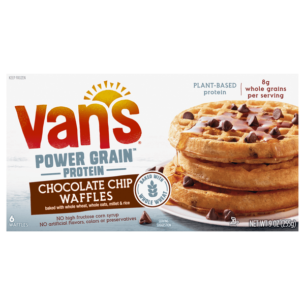 Van'S Power Grains Waffles Chocolate Chip