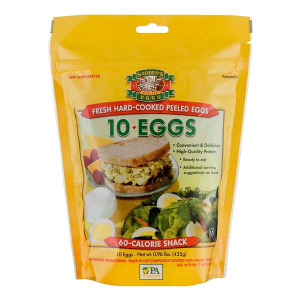 Sauder'S Eggs Hard-Cooked Peeled Eggs