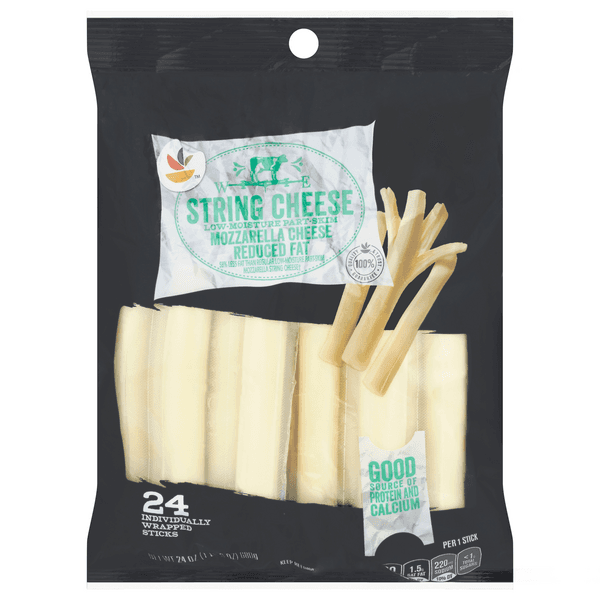 Stop & Shop Mozzarella String Cheese Reduced Fat Natural