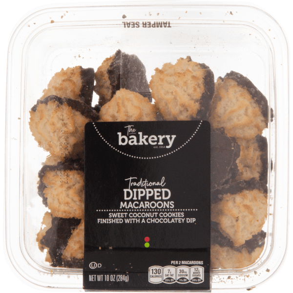 Stop & Shop The Bakery Traditional Dipped Macaroons Cookies