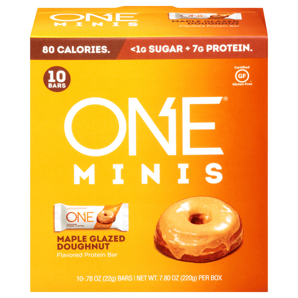 One Minis Protein Bars Maple Glazed Doughnut Gluten Free