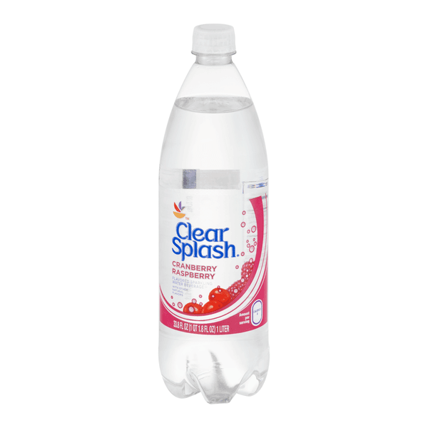 Clear Splash Sparkling Water Beverage Cranberry Raspberry