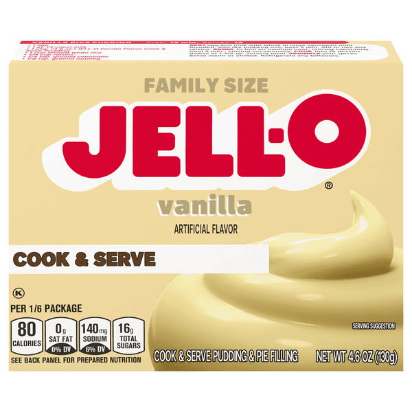 Jell-o Cook & Serve Vanilla Pudding & Pie Filling Mix