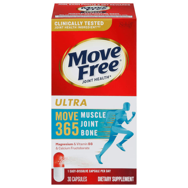 Move Free Joint Health Ultra Move 365 Muscle Joint Bone Capsules