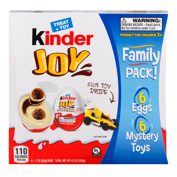 Kinder Joy Treat + Toy Cocoa Wafer Bites Sweet Cream