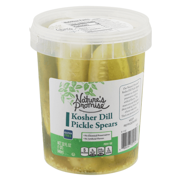 Nature'S Promise Dill Pickle Spears Kosher