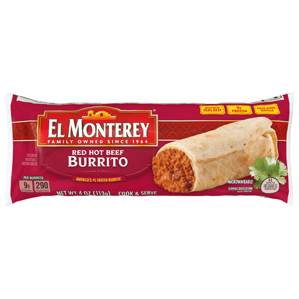 El Monterey Burrito Red Hot Beef