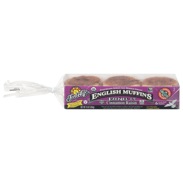 Is it Low Sodium? Food For Life Ezekiel 4:9 Cinnamon Raisin English Muffin