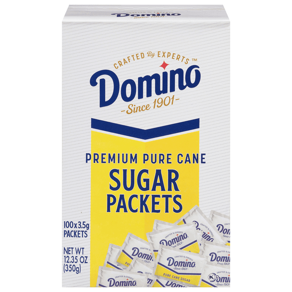 Domino White Sugar Packets