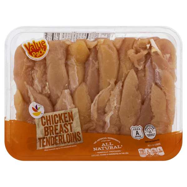 Stop & Shop Natural Chicken Breast Tenderloins Value Pack Fresh