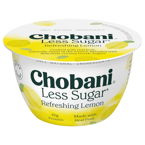 Chobani Less Sugar Fino Lemon Greek Yogurt
