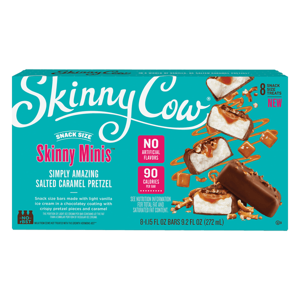 Skinny Cow Skinny Minis Ice Cream Bars Salted Caramel Pretzel