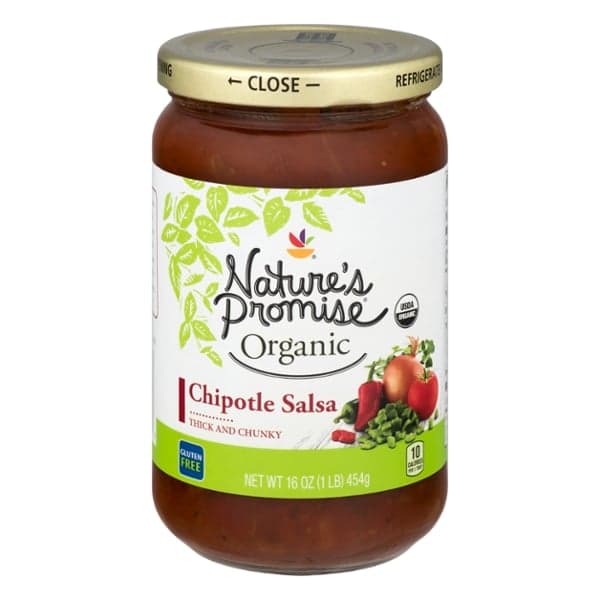 Nature'S Promise Organic Salsa Chipotle Thick & Chunky
