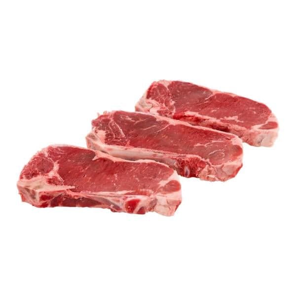 Stop & Shop Beef Ny Strip Steak Bone-In Vacuum Sealed Fresh