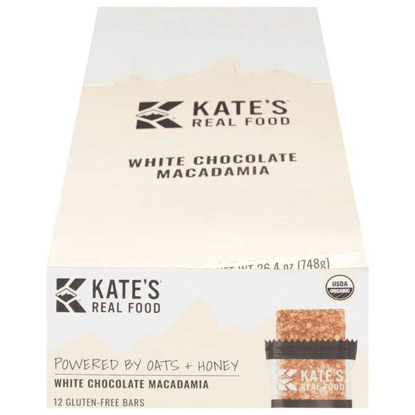 Kate'S Real Food Bar White Chocolate Macadamia