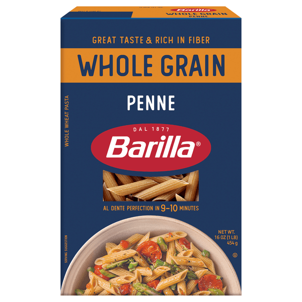 Is it Low Sugar? Barilla Pasta Penne Whole Grain Box