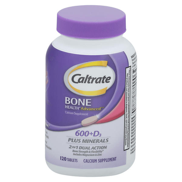 Caltrate Bone 600+D3 Plus Minerals 2-In-1 Dual Action Supplement