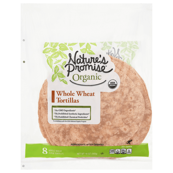 Nature'S Promise Organic Whole Wheat Tortillas