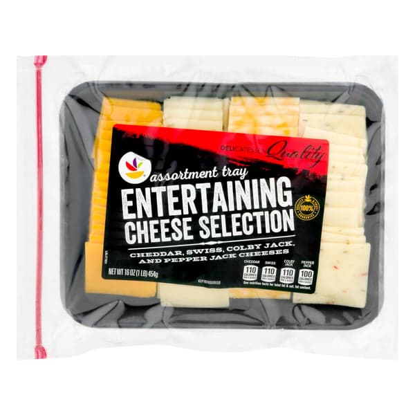 Stop & Shop Assortment Tray Entertaining Cheese Selection Variety