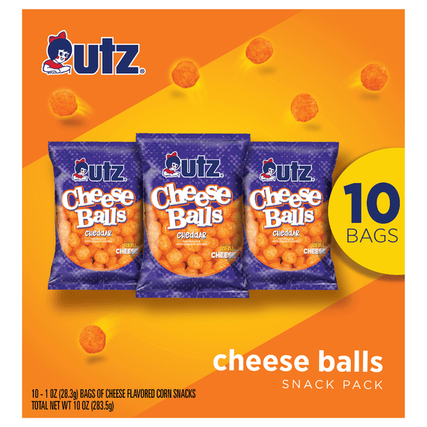 Utz Cheddar Cheese Balls Snack Pack