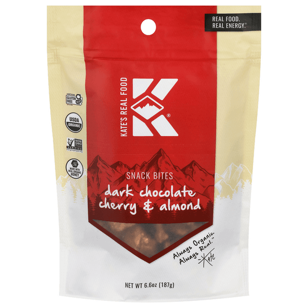 Kate'S Real Foods Snack Bites Dark Chocolate Cherry & Almond
