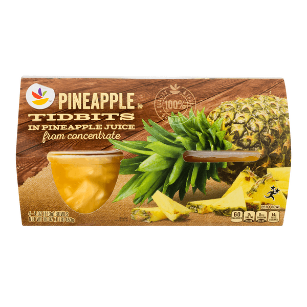 Our Brand Fruit Cups Pineapple Tidbits In Pineapple Juice