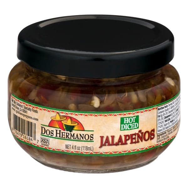 Dos Hermanos Diced Jalapenos Hot
