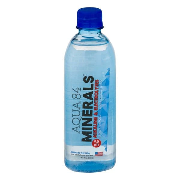 Aqua 84 Spring Water Minerals 9.5 Ph Alkaline & Electrolytes