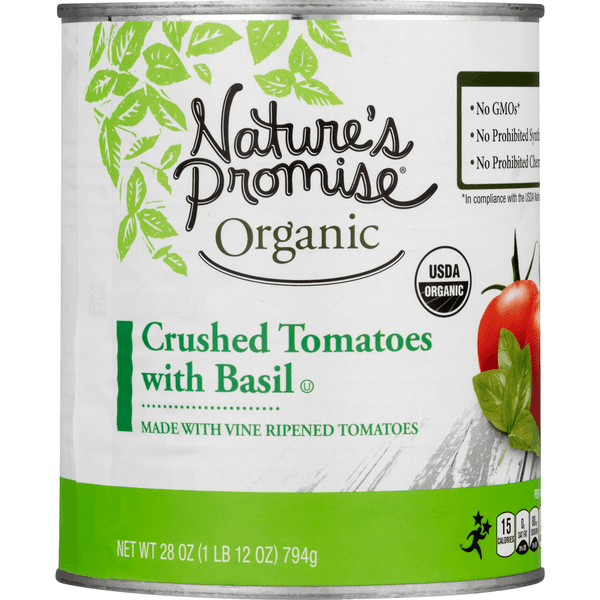 Nature'S Promise Tomatoes Crushed With Basil Organic
