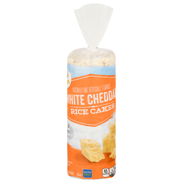 Stop & Shop Rice Cakes White Cheddar Gluten Free