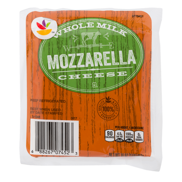 Stop & Shop Whole Milk Mozzarella Cheese Block