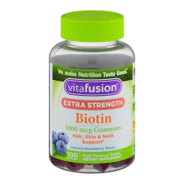 Vitafusion Biotin Gummies Blueberry Extra Strength