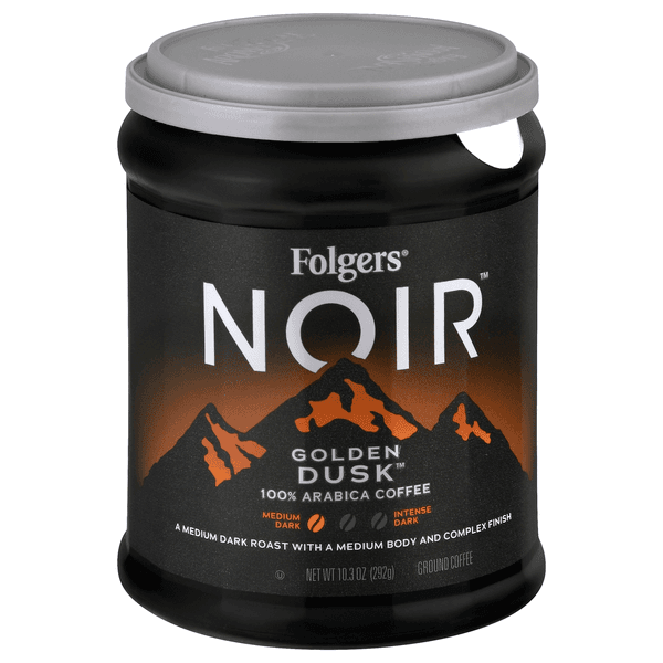 Folgers Noir Golden Dust Medium Roast Coffee (Ground