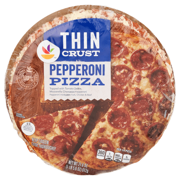 Stop & Shop Thin Crust Pizza Pepperoni