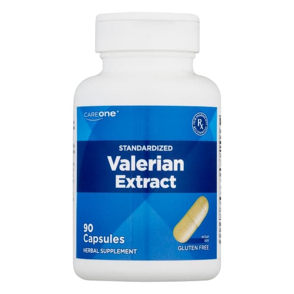 Careone Valerian Extract Standardized Capsules Gluten Free
