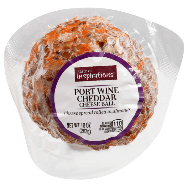 Taste Of Inspirations Cheddar Cheese Ball Port Wine