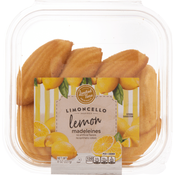 Limited Time Originals Limoncello Inspired Madeleines Lemon