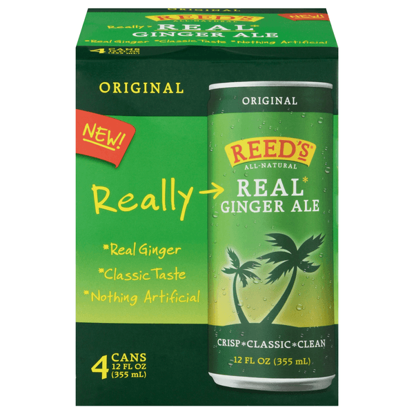Reed'S Real Original Ginger Ale Soda All Natural