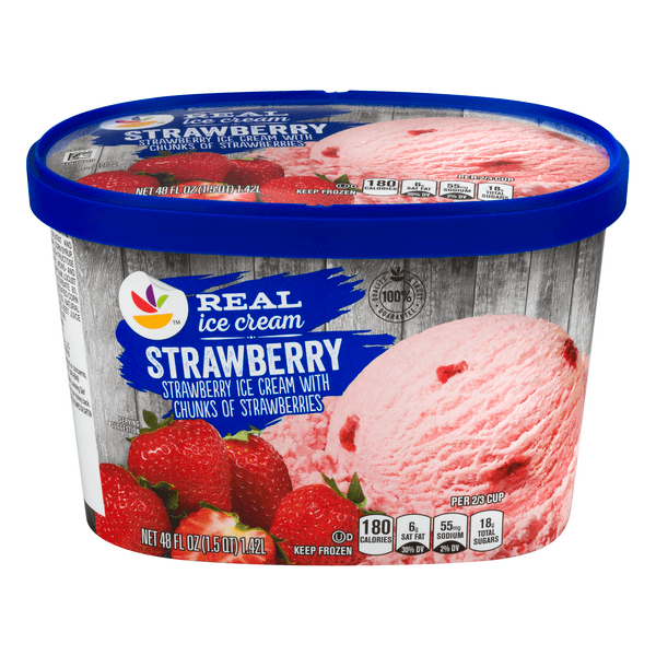 Stop & Shop Real Ice Cream Strawberry
