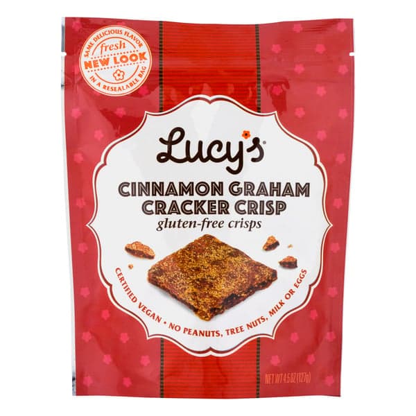 Lucy'S Graham Cracker Crisp Cinnamon Gluten Free