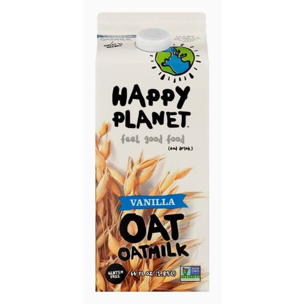 Happy Planet Oat Milk Vanilla Gluten Free